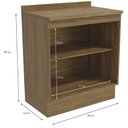 Ver imagem 3 de Armário de Cozinha Balcão 2 Portas 80cm com Tampo M623 Botanic Kappesberg