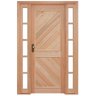 Porta de Madeira Lambril 213x144cm com Batente 9,4cm Ewk P12 M34 Rondosul - 3