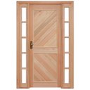 Ver imagem 3 de Porta de Madeira Lambril 213x144cm com Batente 9,4cm Ewk P12 M34 Rondosul Abertura Direita