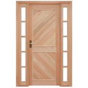 Ver imagem 1 de Porta de Madeira Lambril 213x144cm com Batente 9,4cm Ewk P12 M34 Rondosul Abertura Direita