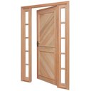 Ver imagem 2 de Porta de Madeira Lambril 213x144cm com Batente 9,4cm Ewk P12 M34 Rondosul Abertura Direita