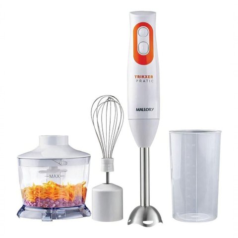 Mixer Processador 3 em 1 Trikxer Pratic B91600381 500W 2 Velocidades Branco 110V