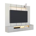 Ver imagem 2 de Rack com Painel para TV até 75 Polegadas 200x136cm Horizonte CabeCasa MadeiraOriginals Offwhite