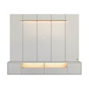 Ver imagem 3 de Rack com Painel para TV até 75 Polegadas 200x136cm Horizonte CabeCasa MadeiraOriginals Offwhite