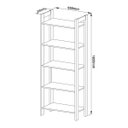 Ver imagem 7 de Kit Gamer Mesa em Curva P/ 2 Monitores + Estante + 2 Balcões Cor: Preto com Azul