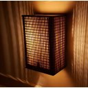 Ver imagem 5 de Arandela Dois Fachos E Frisos De Parede Rustica Madeira