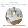 Escrivaninha com Estante 4 Prateleiras 120cm Match - 9