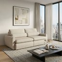 Ver mais imagens de Sofá Cama Orgânico Multifuncional Charlie 2,10m com Almofadas Soltas Conforto Anatômico Bege