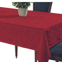 Ver imagem 5 de Toalha Mesa Luxo Retangular Jacquard 2,50m X 1,50m 8 Lugares:branco