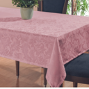 Ver imagem 4 de Toalha Mesa Luxo Retangular Jacquard 2,50m X 1,50m 8 Lugares:branco