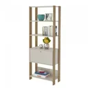 Ver imagem 5 de Estante 4 Prateleiras 1 Porta Basculante Mdp Match