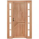 Ver imagem 1 de Porta de Madeira Lambril 213x134cm com Batente 9,4cm Ewk P13 M34 Rondosul Abertura Direita