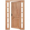 Ver imagem 2 de Porta de Madeira Lambril 213x134cm com Batente 9,4cm Ewk P13 M34 Rondosul Abertura Direita