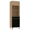 Ver imagem 1 de Torre Quente Modulado 70cm 2 Nichos 1 Gaveta 4 Portas Slim Luciane