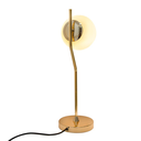 Ver imagem 5 de Abajur Viva Dourado e Branco (d)17cm (a)49cm 1xe27 Bolinha 5w - Sq007