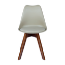 Ver imagem 3 de Conjunto de Mesa de Jantar Quadrada 90cm X 90cm com 4 Cadeiras Leda Design Nude