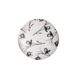 Kit 2 Banqueta Alta Prata Cozinha Gourmet Americana Balcão:branco Floral - 4