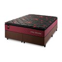 Ver imagem 5 de Conjunto Cama Box c/ Molas Ensacadas Toronto Vermelho King 193x203x66