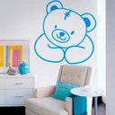 Ver imagem 1 de Adesivo de Parede Infantil Urso Feliz-Especial 120x120cm