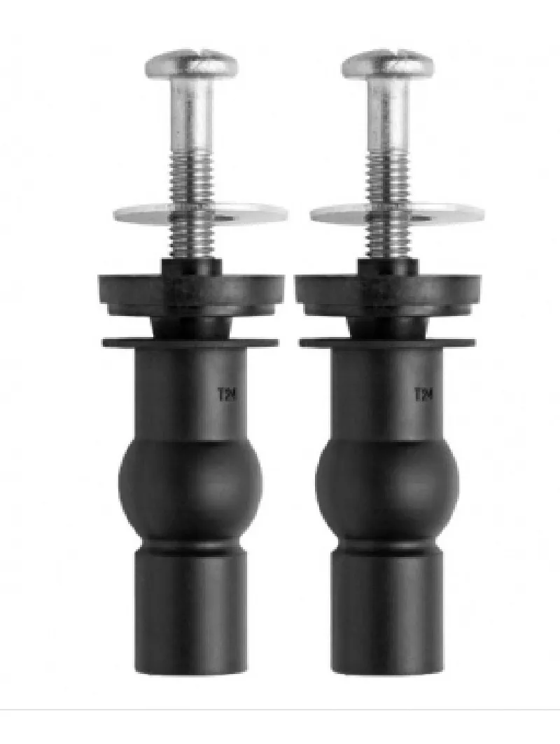 5un Kit Parafuso Fixador Aço Inox Assento Sanitario Blukit - 1