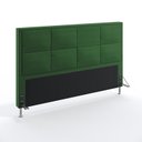 Ver imagem 1 de Cabeceira Maia 195 Para Cama King Suede Verde Aradecor
