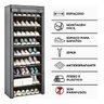 Sapateira Vertical Fechada 9 Prateleiras Multiuso Organizador Sapatos Premium - 5