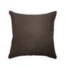 Capa de Almofada Lisa Linho Marrom 50x50cm - 1