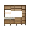 Ver imagem 5 de Cozinha Modulada 4 Peças com Paneleiro Florença Bege/Marromle/Sabbia