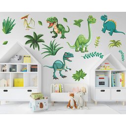 Adesivo de Parede Dinossauro Mod06:80 X 80 Cm - 1