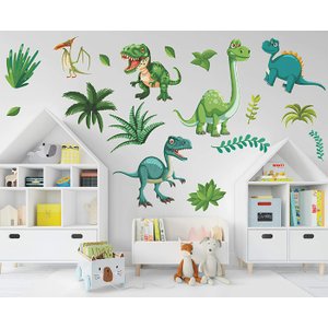 Adesivo de Parede Dinossauro Mod06:80 X 80 Cm