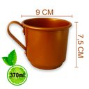 Ver imagem 4 de Kit 12 Caneca Moscow Mule Alumínio com Pintura Cor Cobre 370ml