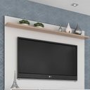 Ver imagem 1 de Painel Benevello 50" com Prateleira Mdp Branco com Siena