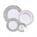 Ver imagem 1 de Aparelho de Jantar Tramontina Dalina Porcelana Decorada 20 Peças