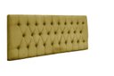 Ver imagem 1 de Cabeceira Painel Imperatriz 120 cm com Capitonê Suede Amarelo