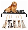 Ver imagem 3 de Cama Elevada para Pets Cães Gatos Berço Portátil Xl 102 Cm:xl Elevada/preto