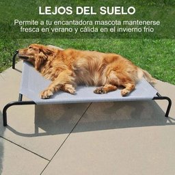 Cama Elevada para Pets Cães Gatos Berço Portátil Xl 102 Cm:xl Elevada/preto - 8