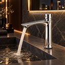 Ver imagem 6 de Torneira Lima Cromada Baixa Banheiro Lavabo Aço Inox Goldenx