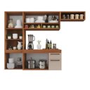 Ver imagem 3 de Cozinha Compacta Suspensa 6 Portas 2 Gavetas Liz