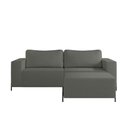 Ver imagem 5 de Sofá 3 Lugares Sense Moderno Bouclê com Puff Balaqui Decor Cor:grafite