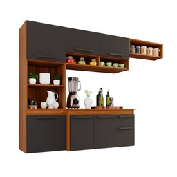 Cozinha Compacta Suspensa 6 Portas 2 Gavetas Liz  - 2