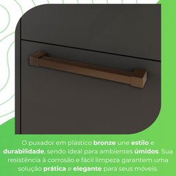 Cozinha Compacta Suspensa 6 Portas 2 Gavetas Liz  - 8