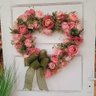 Guirlanda Coração Rosas 60x55 - 3