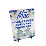 Porta Retrato Azulejo Presente Dias Das Mães Exclusivo Coleção Tea & Amor Azumae001 - 2