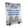 Porta Retrato Azulejo Presente Dias Das Mães Exclusivo Coleção Tea & Amor Azumae001 - 1