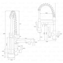 Ver imagem 5 de Torneiras Cozinha Monocomando 50cm com Trava de Acionamento Gourmet Dourado Tutto Home