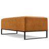 Puff Decorativo Sala de Estar Bali W01 Base Ferro 120x50 cm Couríssimo Whisky - Lyam Decor - 7
