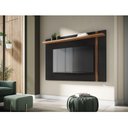 Ver imagem 1 de Painel para Tv Suspenso Extensivo Ambiente Leme Preto Acetinado Noce Milano - Colibri