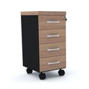 Ver imagem 1 de GAVETEIRO VOLANTE 4 GAVETAS PANDIN PE40 - NATURALLE GV04GVPE40