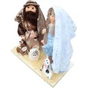 Ver imagem 3 de Presépio Sagrada Família Base de Chão e Mesa Artesanal 42cm