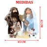 Presépio Sagrada Família Base de Chão e Mesa Artesanal 42cm - 5